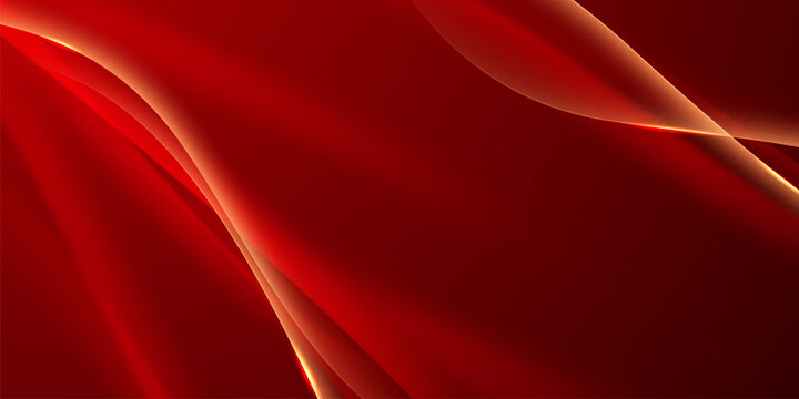 Abstract background design modern red and gold geometric elements vector illustration