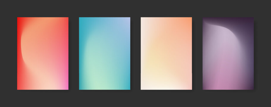 Blurred color gradient background, abstract red blue grain gradation texture, vector soft beige purple texture blur abstract cover background