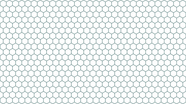 Hexagons arranged in a precise grid create a uniform and minimalist honeycomb structure suitable for industrial backgrounds.