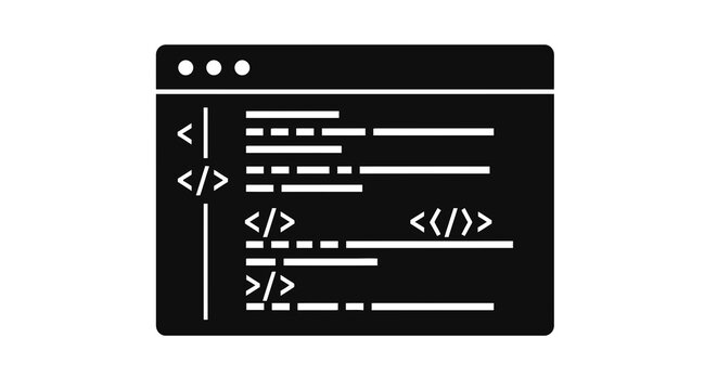 Coding script on computer screen.