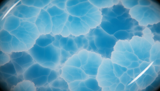 Polished Larimar gemstone texture with blue Caribbean sea water pattern