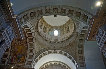 Naklejka premium Montepulciano, interno della Chiesa o Santuario della Madonna di San Biagio, Val d'Orcia, Toscana