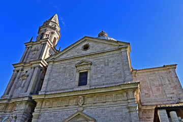 Naklejka premium Montepulciano, la Chiesa o Santuario della Madonna di San Biagio, Val d'Orcia, Toscana