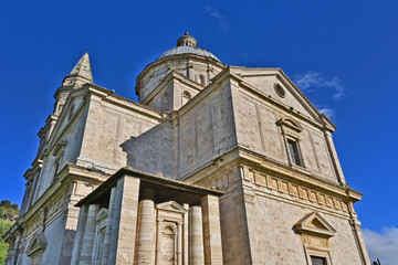 Naklejka premium Montepulciano, la Chiesa o Santuario della Madonna di San Biagio, Val d'Orcia, Toscana