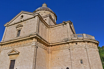 Naklejka premium Montepulciano, la Chiesa o Santuario della Madonna di San Biagio, Val d'Orcia, Toscana