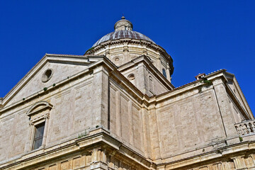 Naklejka premium Montepulciano, la Chiesa o Santuario della Madonna di San Biagio, Val d'Orcia, Toscana