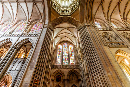 Cathedral of Our Lady, Coutances, France, interiors