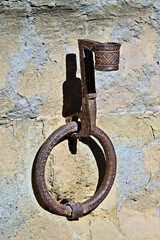Naklejka premium Pienza, case, strade e palazzi del centro storico, Val d'Orcia, Toscana