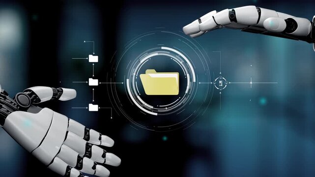 AI organizes folders through virtual assistant sorting, cloud AI systems, and artificial intelligence for secure and efficient digital file workflows. Kernel