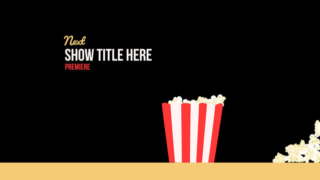 Popcorn Broadcast Package Next &ndash; Fun Cinema Style Motion Graphics, Titles, Lower Thirds, Logo, Transitions and Promo Elements for TV, Movie and Media Content