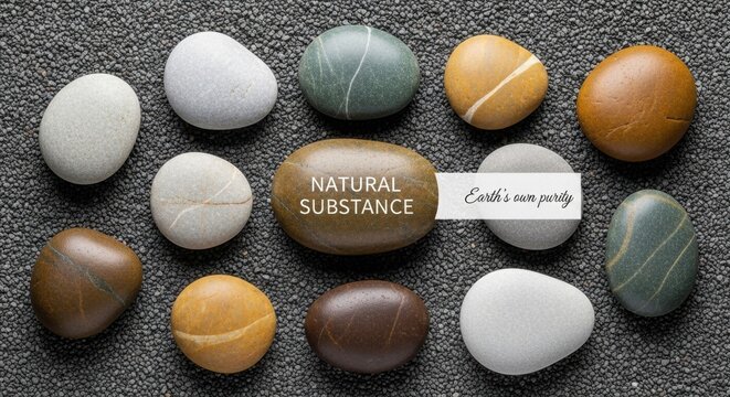 Flat lay collection of smooth stones 298 standard v2 6x