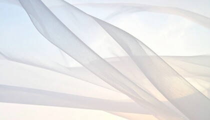Fototapeta premium soft light gradient through translucent fabric for minimalist abstract design