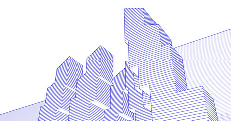 abstract modular architecture 3d rendering   © Svjatoslav