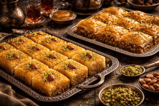 Authentic Basbousa and Gulash Middle Eastern Confectionery