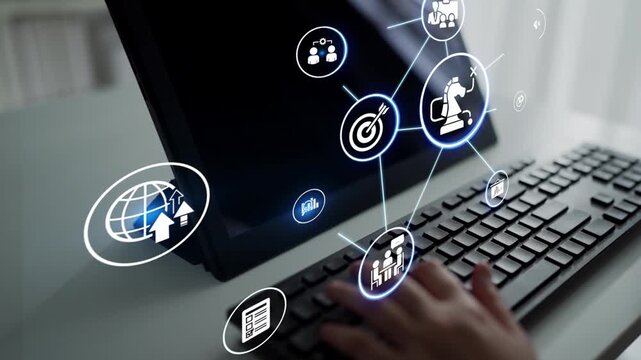 Business strategy defines goals and long-term direction. A clear business strategy supports decision-making, with business strategy driving growth and business strategy execution. Funnel