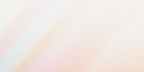 Obraz premium Soft pastel gradient with subtle noise, delicate light colors, white and peach tones, minimal and elegant background.