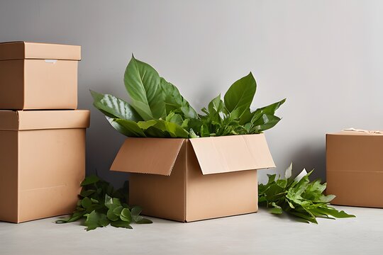 Eco packaging station no labels