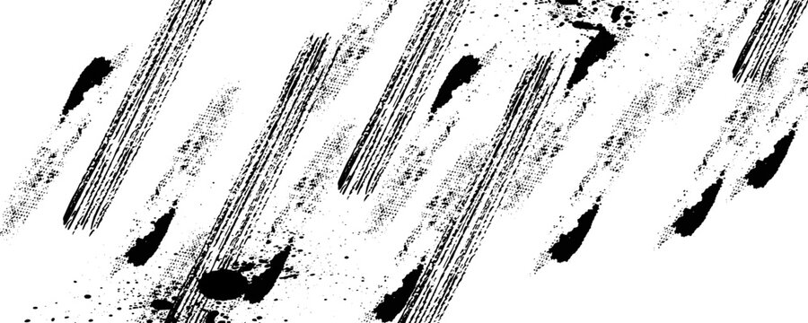 Abstract vector tornado monochrome halftone background. Scratched dots texture element.vector illustration