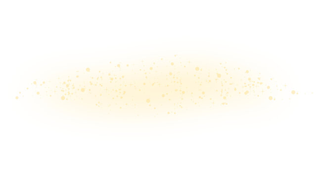 Magical Christmas dust png glows with golden sparkles, yellow light, and tiny particles. Sparks, highlights, and bokeh effects create a festive magical scene. Ideal for holiday cards and overlays