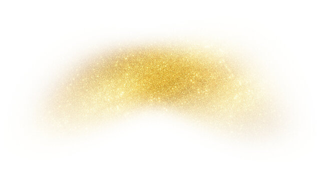 Magical Christmas dust png glows with golden sparkles, yellow light, and tiny particles. Sparks, highlights, and bokeh effects create a festive magical scene. Ideal for holiday cards and overlays