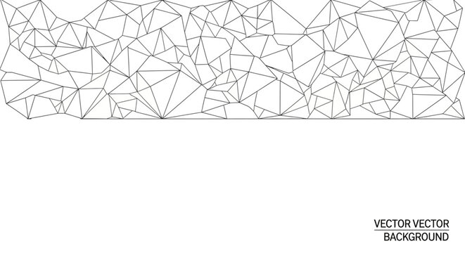 Abstract geometric network pattern, futuristic digital connection, white background
