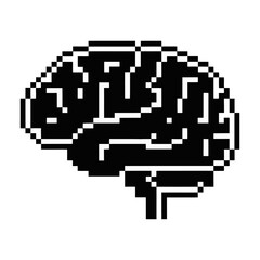 Obraz premium Human brain creativity and innovation concept flat design vector