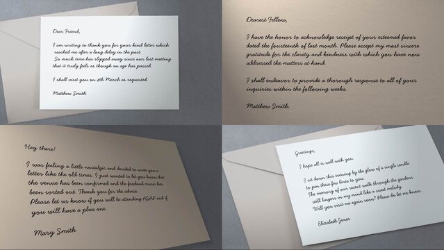 Handwritten Letters