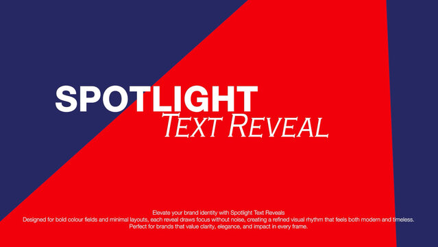Spotlight Text Reveal