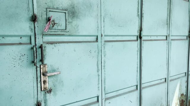 Turquoise Steel Gate
