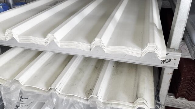 Stacked Galvalume Steel Roofing Sheets