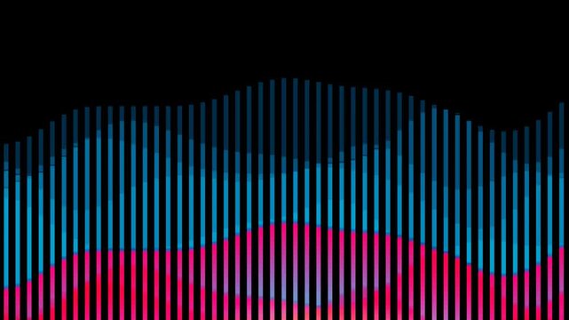 abstract background with waves, seamless looping