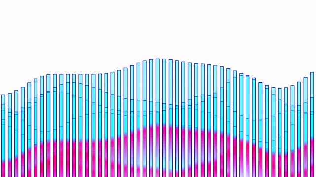 abstract background with waves, seamless looping