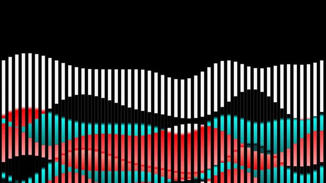 abstract background with waves, seamless looping