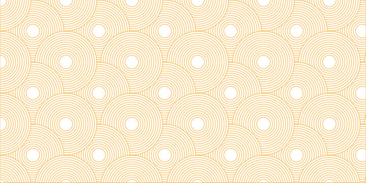 Seamless geometric spiral pattern and abstract circle wave lines overlapping pattern isolated. Design technology or modern concept. Ornament overlapping background. Colorful element line pattern.