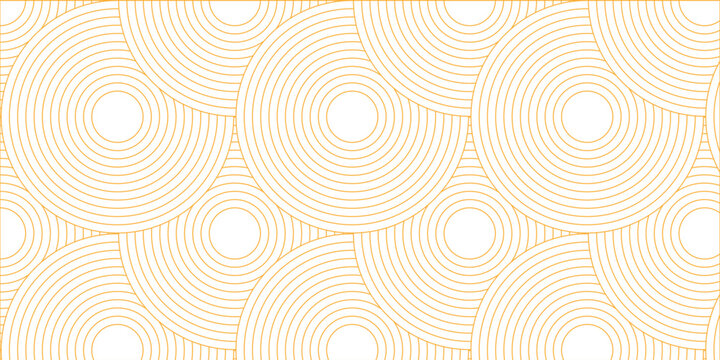 Seamless geometric spiral pattern and abstract circle wave lines overlapping pattern isolated. Design technology or modern concept. Ornament overlapping background. Colorful element line pattern.