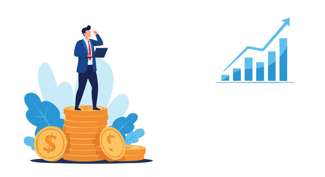 Strategic business executive leveraging data analytics to maximize ROI and drive scalable financial growth for high-growth enterprises