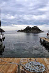 Fototapeta premium Ciftlik island view. Mugla, Turkey