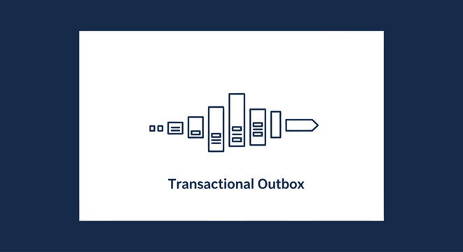 Abstract data flow, transactional outbox pattern, database records, data processing, digital information
