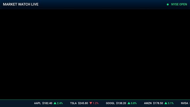 Market Watch Live Stock Market Data News Financial Information