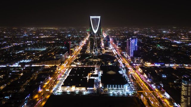 Riyadh Towers Aerial View