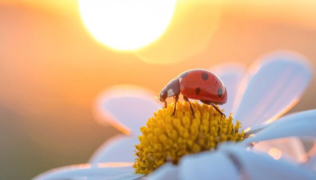 Ladybug flower