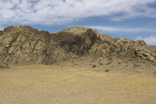 hills composed of glacial ,clays