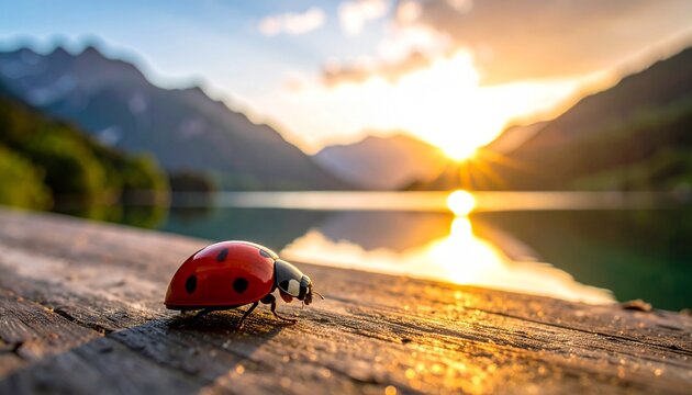 Ladybug sunset