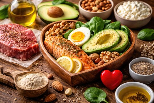 Experience a protein focused keto plan with healthy fats for managing heart disease risks