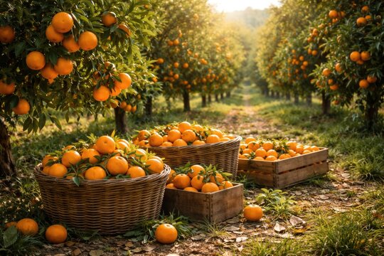 Sweet mandarins abundant in orchard fields this harvest season