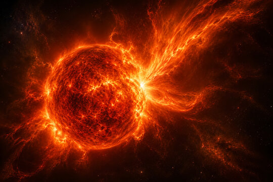 Antares Hypergiant Style Stellar Eruption with Violent Plasma Explosion