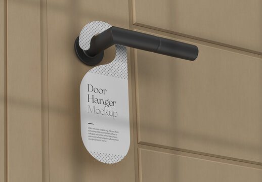 Door Hanger Mockup