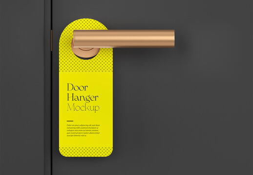 Door Hanger Mockup