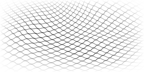 Mesh texture for fishing nets. Seamless pattern for sportswear or soccer goal, volleyball net, basketball hoop, hockey, athletics. Abstract net background for sports © Ferdy