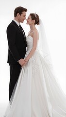 Fototapeta premium Wedding couple portrait